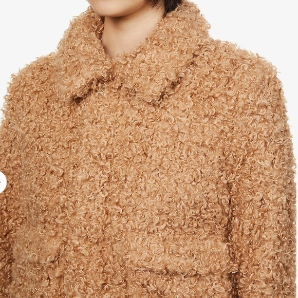 NWT Polo Ralph Lauren High-Pile Curly Fleece Teddy Bomber Jacket size large - Picture 9 of 13